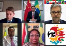 余鹏总领事出席第八届圣保罗大学金砖线上研讨会