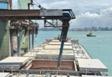 巴西米纳斯公司开通新航线 首次经圣埃斯皮里图港向中国出口玉米