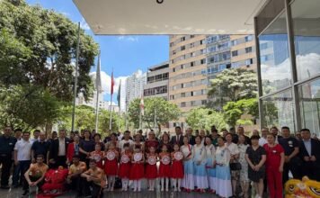 2026年圣保罗市议会举行中国农历新年升旗仪式共庆马年新春