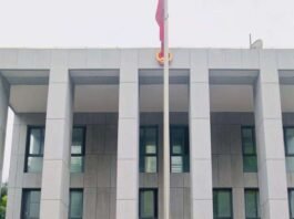 巴西华人协会新一届领导班子拜访中国驻圣保罗总领事馆合影