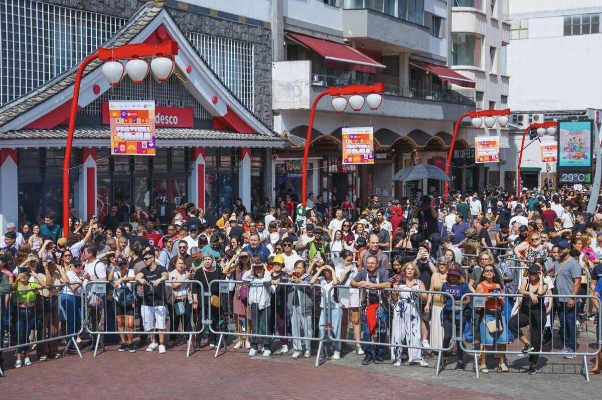 圣保罗自由广场中国文化节活动现场